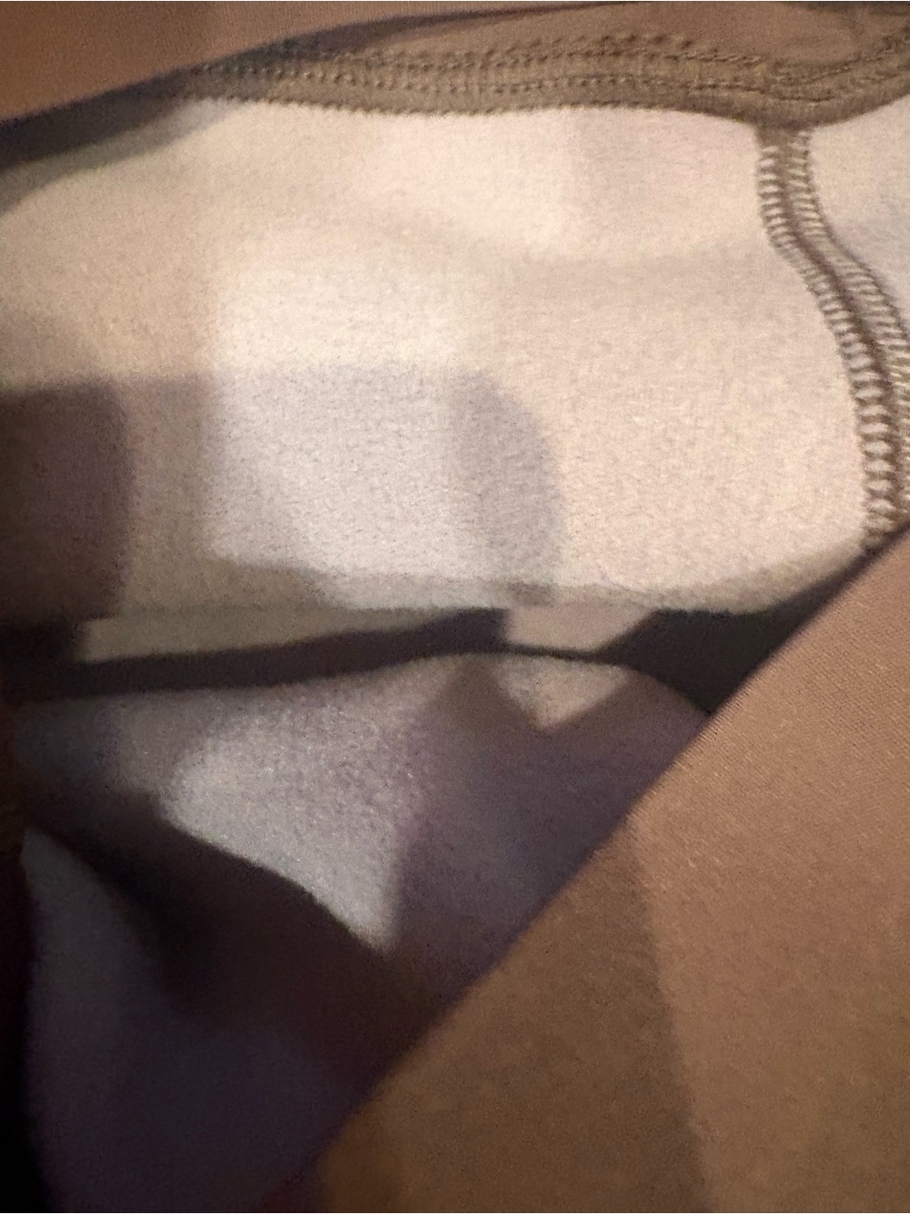 Yelete Active $40 Fleece-Lined High-Waisted Leggings Chocolate Brown M like new - Picture 8 of 9